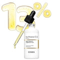 COSRX Pure Vitamin C 13% Serum (Renewal) with Vitamin E & Hyaluronic Acid, Korean Vitamin C Serum, Hydrating Facial Serum for Uneven Skin Tone, Dull Skin, 0.67 oz, Korean Skin Care, Mothers Day Gifts