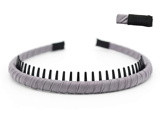 JOBAND Fashion Headbands for women Girls Non-slip hair band Comfy Headband Hair Hoop Resin teeth Comb Hair Accessories (4 Colors)