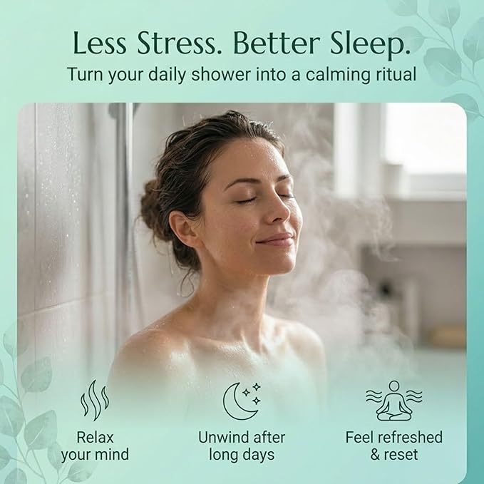 REVIV Shower Steamers Aromatherapy (15 Pack) - Eucalyptus Mint Shower Tablets for Sinus Relief & Stress Relief - Self Care for Busy Women, Home Spa Shower Bombs, Gift for Women & Men