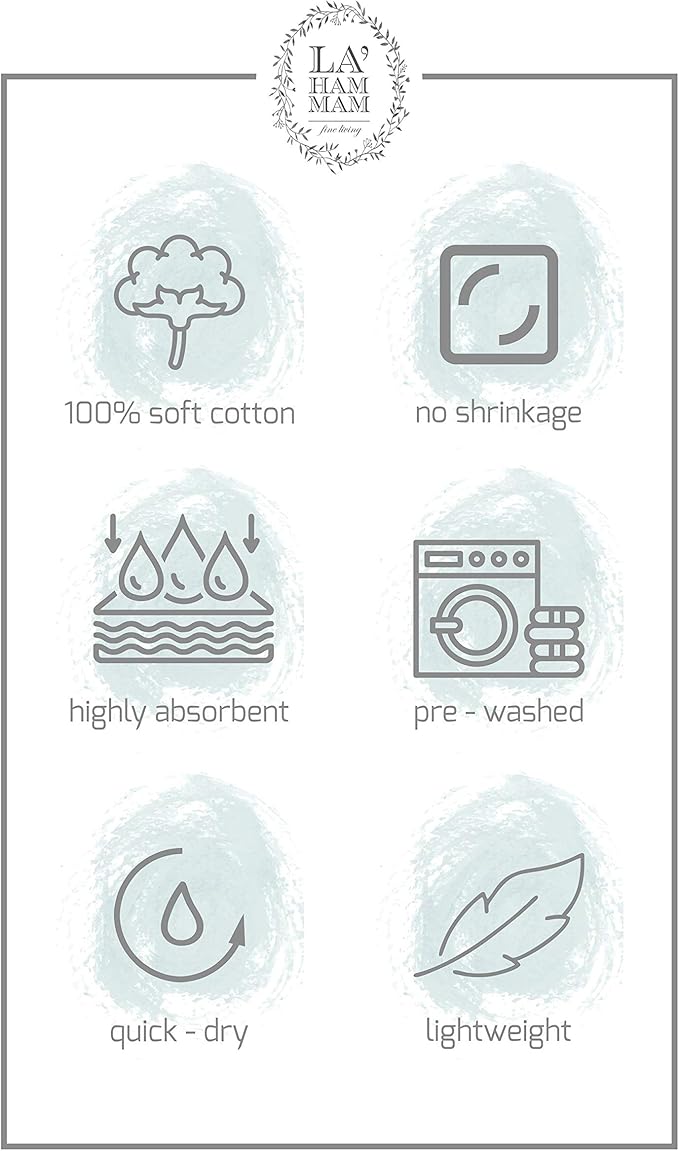 Personalized Embroidered Beach Towel | Throw Blanket, Easy to Carry, Sand Free, Highly Absorbent, Quick Dry, Turkish Towels for Camping Bath Sauna Beach Gym Pool Yoga SPA by Lahammam, Malta, Lilac