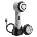 Michael Todd Beauty Soniclear Allure 2024 Best of Beauty Winner Facial Cleansing + Exfoliation Brush System with Antimicrobial Protected Bristles, 4 speeds, Serum Infusion Head + Travel Case
