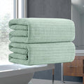 Hailea Hand Towels Set 16x31 Inches,Soft Microfibers Bathroom Towel Set 2 Pack,Highly Absorbent Quick Dry Luxury Towel Hotel Spa Gym Hand Towel Collection for Bathroom,Green