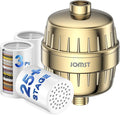 SHOWER FILTER PACKAGE - ANTI CHLORINE SPECIALTY ! - 25+ Stage - 3 Cores - Boosting Output - Remove 99.99% Impurities AND 97.45% Chlorine - Improving Skin, Hair and Nails's Condition - Gold