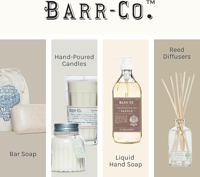 Barr-Co. Fir & Grapefruit Fine Hand Made Bath Salts, Woody & Citrus Bathing Salt, Relaxing Bath Products for Women & Men, 32 oz