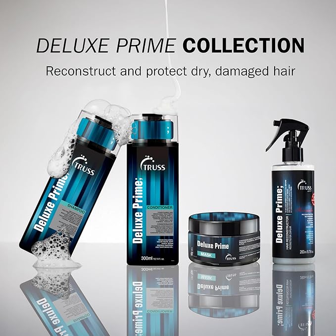 TRUSS Prime Mask - Deep Conditioning Treatment - Creatine & Arginine Plus Hair Repair, Rebuilds Vitality Back to Damaged and Dry Hair - Reduces Fading with Color Fixative (6.35 oz)