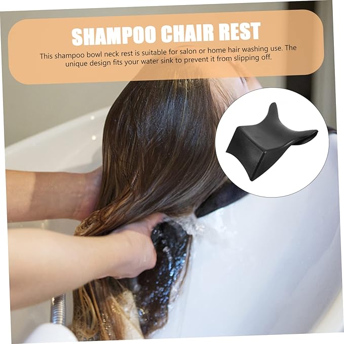 Shampoo Bed Pillow Neck Cushion for Salon Shampoo Bowl Hair Washing Support Comfortable Bath Tub Spa Accessory 8.66X7.48X3.15 Inches