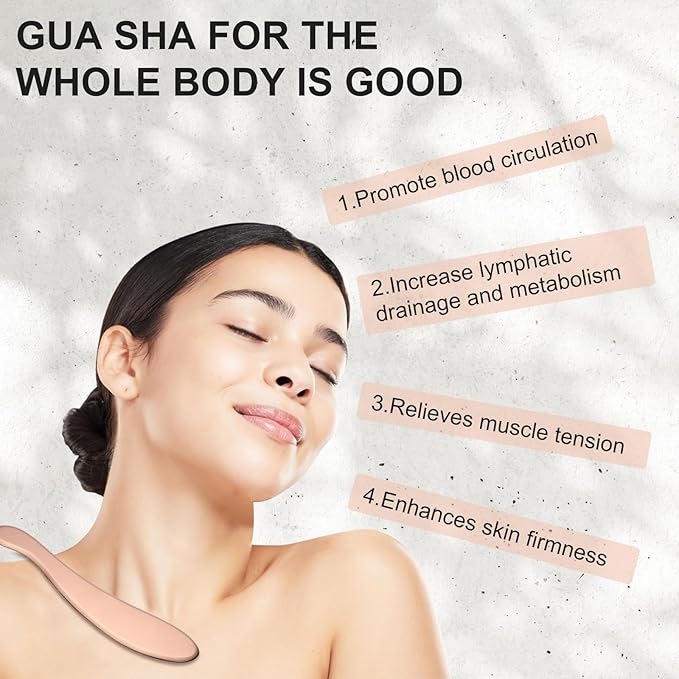 MagEnergy Gua Sha Tool Pure Copper Scraping Back Massager Guasha Board for Neck and Body Special Gifts for Grandparents Parents Friends