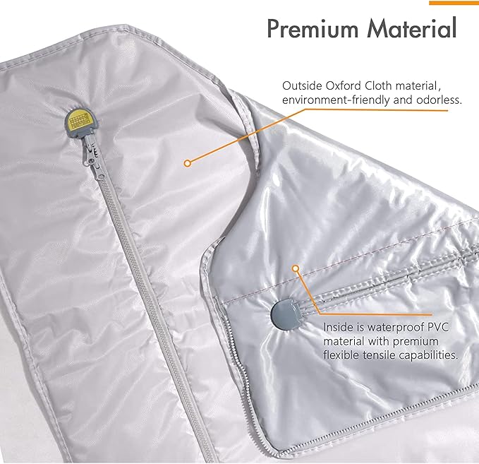 Home Sauna Blanket, Detox Slimming Heated Blanket with Remote Control, 95-176°F Temperature Range, for Home Therapy, Detox, Sweat Steam, Body Sauna