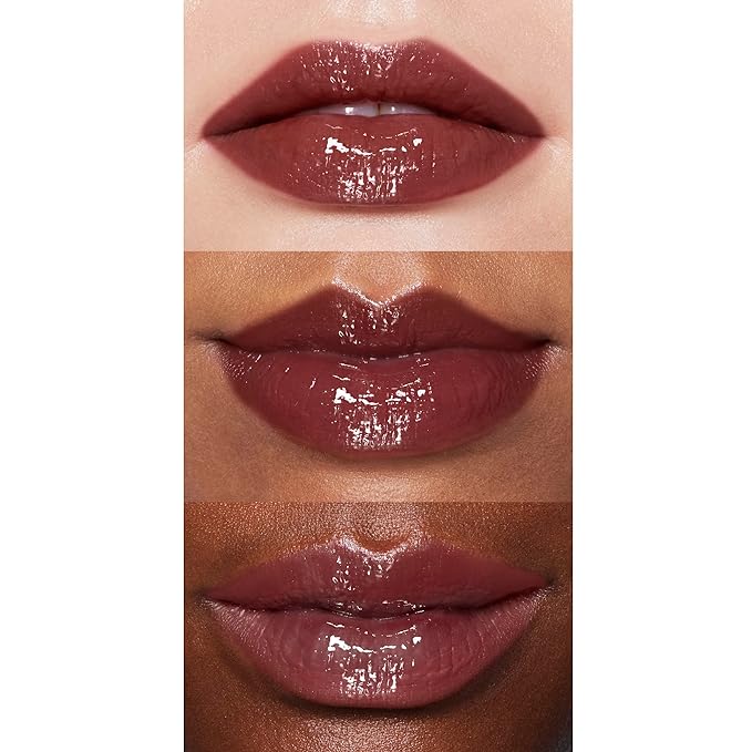 e.l.f. Lip Lacquer, Hydrating Lip Gloss, Non-Sticky Ultra-Shine with Vitamin A & E, Vegan & Cruelty-Free, Black Cherry
