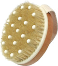 Dry Body Brush, Natural Bristle Bath Brush, Lymphatic Drainage, Exfoliate, Stimulate Blood Circulation, Remove Dead Skin Toxins and Cellulite