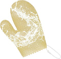 Honeycomb Exfoliating Bath Gloves - Microfiber for Enhanced Blood Circulation & Soft, Smooth Skin for All Skin Types (Yellow - Glove)