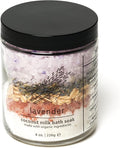Hemlock Park Lavender Coconut Milk Bath Soak | Botanical Coconut Milk, Botanicals, Dead Sea Salt, Epsom Salt, and Himalayan Pink Mineral Salt | 9.5 oz Jar