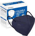 WWDOLL KN95 Face Mask 25 Pack, 5-Layers Breathable Disposable KN95 Masks