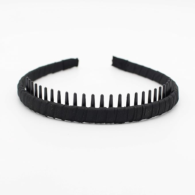 JOBAND Multicolor Stylish Teeth Comb Hair Hoop Hairband Headband Soft Comfy Non-slip Hair Accessories for Women/Girl(4 color)