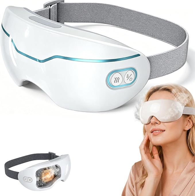 Beminda Steam Eye Therapy, Beminda Steam Therapy Pro, Steam Eye Mask for Dry Eyes, Adjustable Eye Steamer with Heat & Smart Nano Mist Moisturizing (Pro)