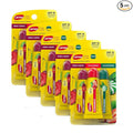 Carmex Daily Care Moisturizing Lip Balm Tubes with SPF, Fresh Cherry, Strawberry and Wintergreen Lip Balm Pack, 0.35 OZ - (5 Packs of 3)