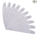 Makartt Nail Files: 180/240 Grit Emery Boards for Nails, 10pcs Professional Dual-Sided Fingernail Files for Natural Nails Prep & Buffing, Reusable Nail Care Manicure Set for Salon & Home Use