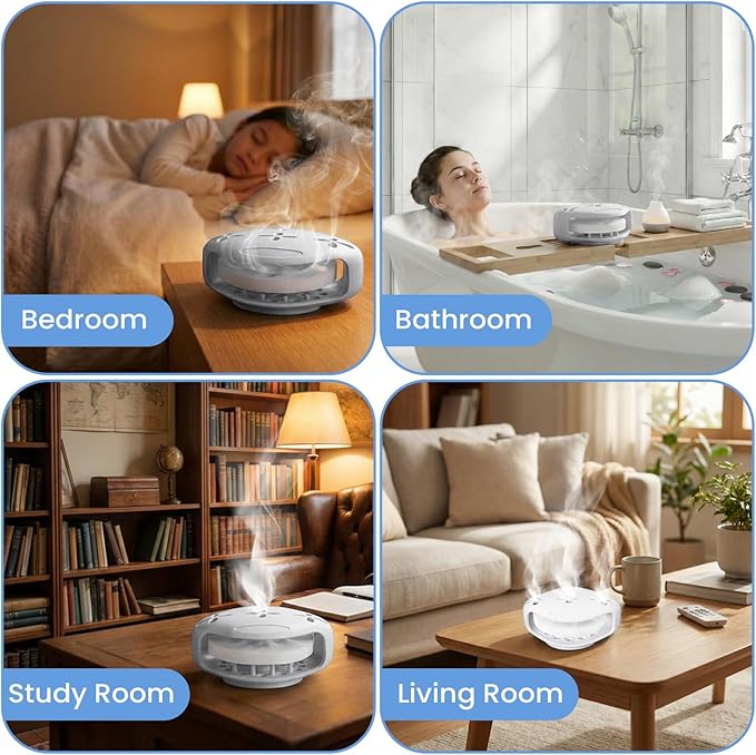 Shower Steamer Tray & Holder with Suction Cup – Non-Slip Silicone Molds for Aromatherapy Shower Steamers (1, White)