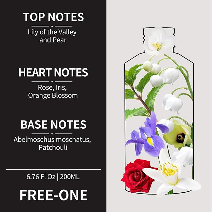 Hotel Scents Free One 6.76 Fl Oz (200 ml), Home Luxury Aroma,Hotel Fragrance Diffuser Oil,Hotel Diffuser Oil for Aromatherapy, Bigger Bottle, Bolder Aroma, Longer Lasting