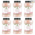 Good Tierra Himalayan Pink Salt in Jar - Coarse, 2.5 lb (6 Pack of Salt Bulk) - Ideal for Bath Salt, Table Salt Grinders, and Spice Jars