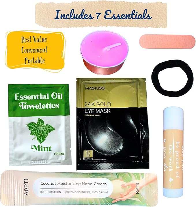 Self-Care Night Kit – Pre-Packed Essentials for Relaxing, Recharging & Unwinding