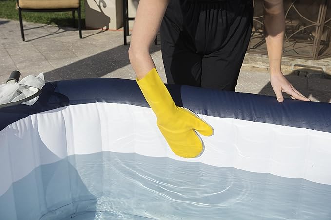 Bestway SaluSpa All-in-One Cleaning Tool Set for Inflatable Hot Tub & Spa - Maintenance Kit with Net, Scrub Brush & Scrubber Mitt Cleaning Accessories
