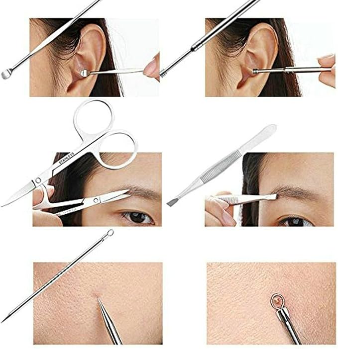 Nail Clippers Set Women Personal Care Tools Accessories Professional Manicure Pedicure Kit with Travel Case Nail Grooming Kit Gifts for Men Women Father Mother