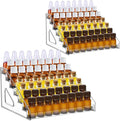 YEXEXINM 2 Pack 7 Tier Essential Oil Organizer,Clear Essential Oil Holder,Essential Oil Storage Shelf,Essential Oil Collection Display Rack Organizer Holds 5ml 10ml 15ml 30ml Essential Oils