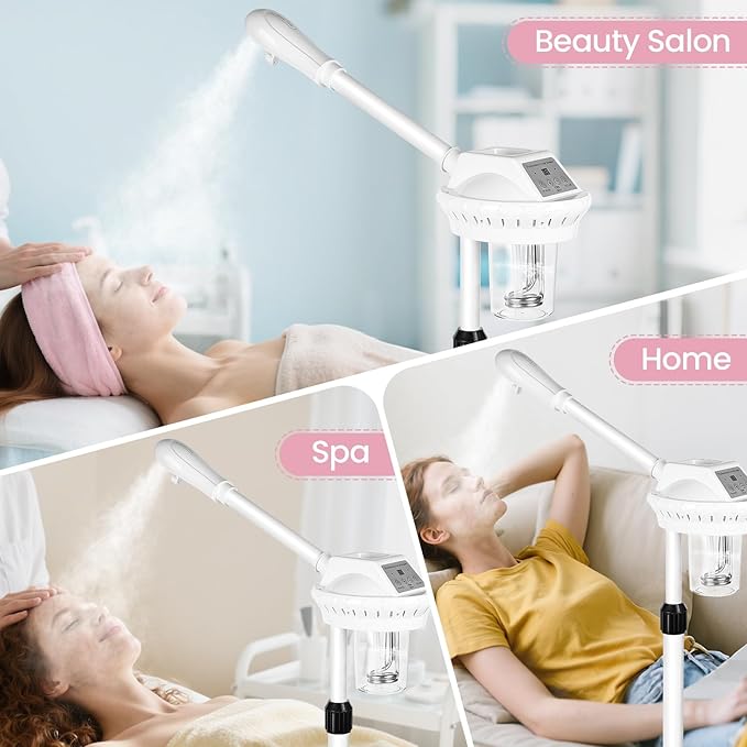 Retain time face Steamer Clean Skin Firming Pores and Moisturizing Suitable for a Beauty, Spa, at Home