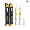 2-Pack Cuticle Oil Pen with Vitamin E – Nail & Cuticle Moisturizing Oil – Mess-Free Brush Pen for Dry Cuticles & Nails – Manicure & Pedicure Nail Care