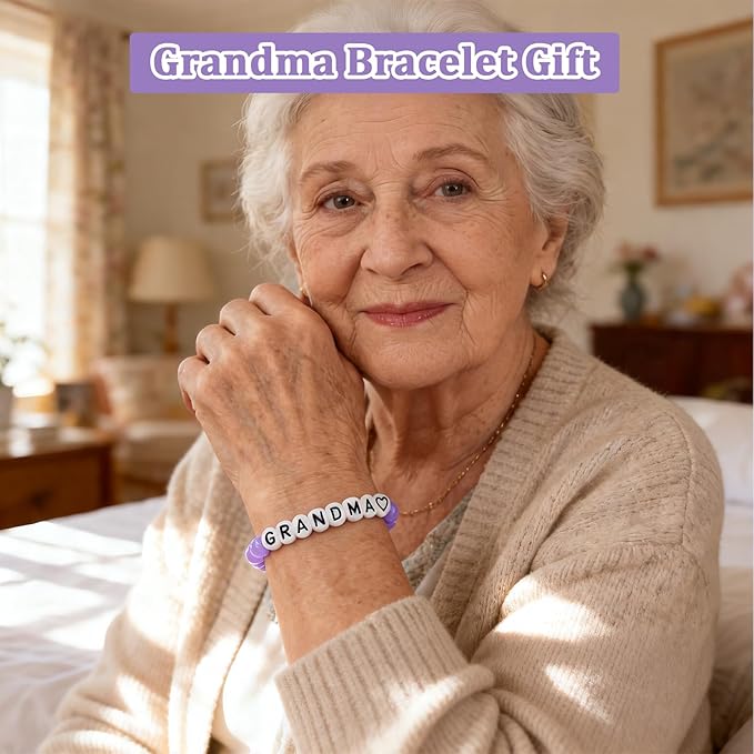 Grandma Gifts for Mothers Day, Mothers Day Grandma Gift Basket from Granddaughter Grandson Grandchildren Grandkids, Mother Days Gifts for Grandmother, Grandmother Gift for Birthday, Grandmas Presents