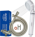 Filter Showerhead Inspired By Korea's Beauty Culture | Carbon Composite Filter | Single Set (Hose, Mount, Teflon Tape, Wrench) (AJ8200MC-SET-SNG)