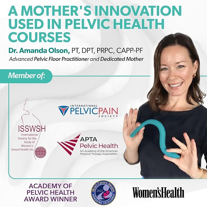 Perineal Massage Tool with 10 Vibration Modes: Designed for Labor and Delivery Essentials - Used During Pregnancy, Labor Prep, Third Trimester, and Postpartum - A Maternity Must Have By Intimate Rose
