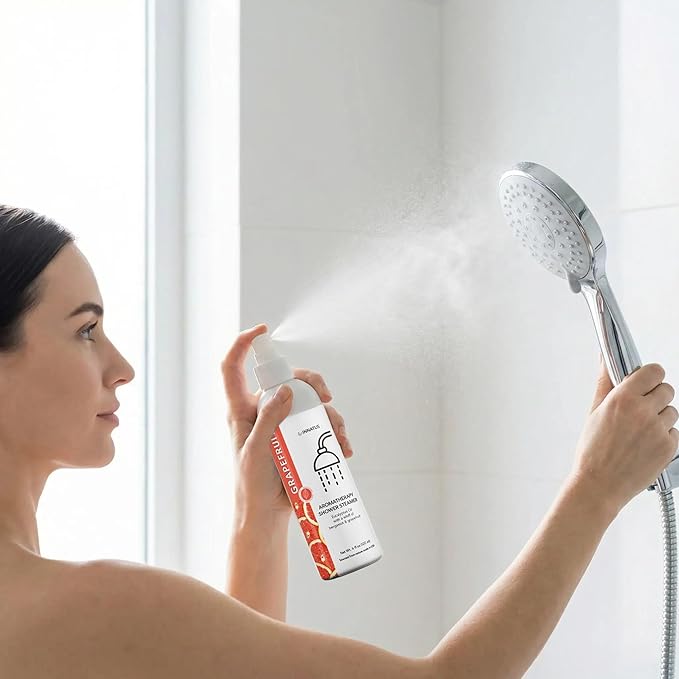 Soothing Shower Spray – 4oz Aromatherapy Shower Steamer Mist for a Spa-Like Experience – Relieves Stress & Elevates Your Shower – All-Natural Essential Oils (Grapefruit)