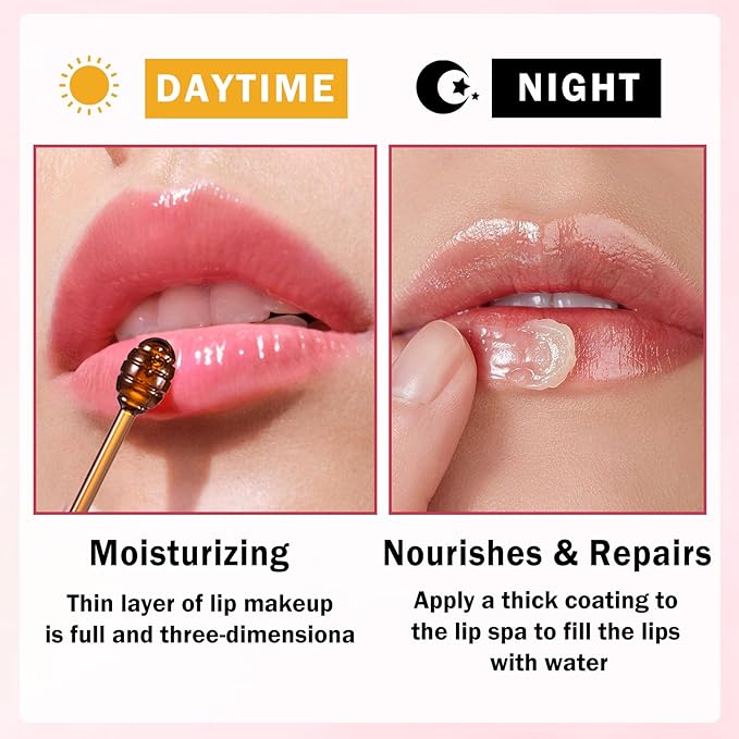10PCS Honey Pot Lip Balm,Moisturizing Bee Lip Balm,Fruity Lip Sleeping Mask,Hydrating Lip Mask Overnight,Prevention Dry and Cracked,Reduces Lip Lines Lip Care Products