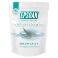 Epsoak Epsom Salt 2 lb. USP Magnesium Sulfate with Detox + Cleanse Scent Resealable Epsom Salt Bag, Made in The USA, Cruelty-Free Certified