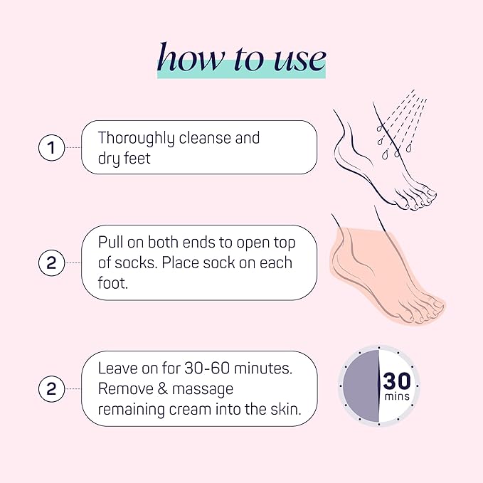 SpaLife Moisturizing Foot Sockies | Mothers Day Gifts & Foot Mask For Dry Cracked Feet | Tea Tree Oil Softening Booties | Callus Remover Alternative | Self Care Gifts for Women | 8 Pack