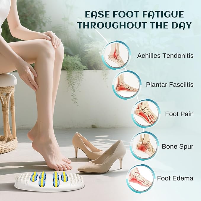 Ionic Foot Bath Detox Machine, Feet Detox Machine for Home Use, Home Salon Spa for Deep Relaxtion with Foot Massager Roller