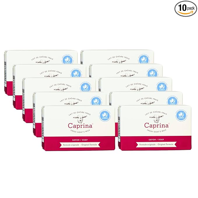Caprina Canus Original Formula Fresh Goat's Milk Soap 5 oz each (10 bars)