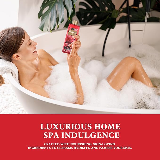Spa Luxetique Gifts for Women High Heel Gift Set for Women 8pcs Bath Sets Romantic Rose Home Spa Kits for Wife Girlfriend Mom Grandma Mothers Day Gifts