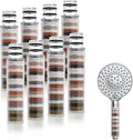 SR SUN RISE Shower Filter for Handheld Shower Head, Replacement Filters for Hard Water Remove Chlorine and Harmful Substances (8 Filters)