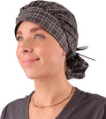 Sparkling EARTH Banded Bouffant Surgical Scrub Ponytail Working Caps and Built-in Sweatband - 100% Cotton - Made in The USA