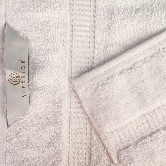 SUPERIOR Egyptian Cotton Pile Hand Towel Set of 4, Ultra Soft Luxury Towels, Thick Plush Essentials, Absorbent Heavyweight, Guest Bath, Hotel, Spa, Home Bathroom, Shower Basics, Cream