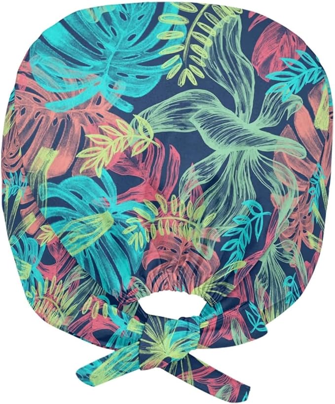 JoyLamoria Novelty Printed Cap with Sweatband Women Men Adjustable Tie Back Hats for Paiting