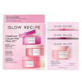 Glow Recipe Toner Pads Kit Trial Set, 12-Piece Korean Toner Pad Kit with Exfoliating, Soothing & Brightening Pads, Fragrance-Free 5-Minute Facial Treatment for Sensitive Skin