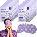 100 Pcs Steam Eye Masks for Dry Eyes Lavender Self Heated Steam Warm Eye Mask Heated Disposable Eyes Masks for Dark Circles, Puffy, Relief Stress, Fatigue Relaxation Gifts