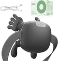Nooydio Neck Massager, Neck and Back Massager with Heat & 4D Kneading, Shiatsu Deep Tissue Wireless Massager for Shoulder Cervical Pain Relief, Portable Rechargeable for Home Office (Black)