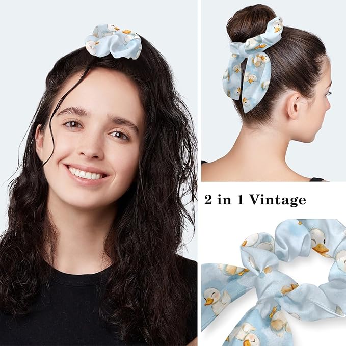 Scrub Cap, Nurse Hat, Surgical Cap with Hair Scrunchy