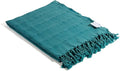InfuseZen Stonewashed Turkish Bath & Beach Towel –100% Organic Turkish Cotton - Soft, Lightweight, Absorbent - Quick Dry, Sand Free - Swim, Pool, Shower, Travel - Peshtemal, Hammam Spa Towel - Teal