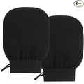 2-Pack Hemp Bath Gloves – Natural Shower Mitts for Body Scrub, Gentle Exfoliating Washcloth Mittens for Men & Women Skincare